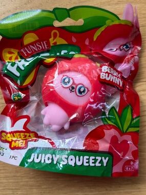 Ja-Ru Funsie Frootsies Berry Bunny 🐰 Squeeze Me